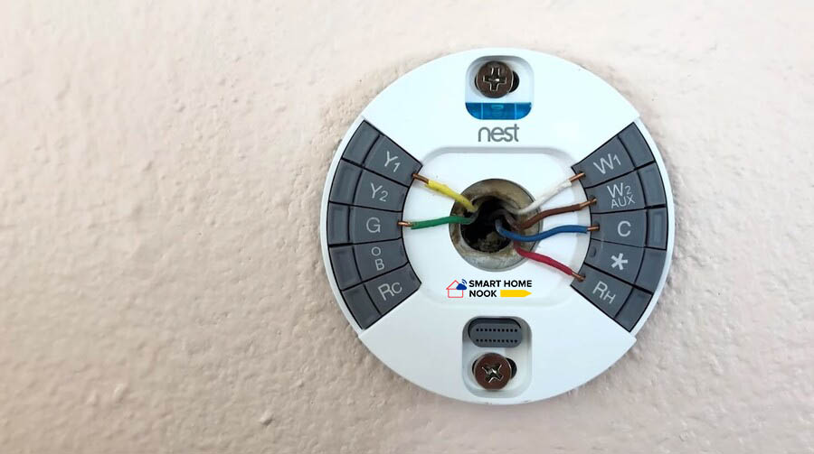 nest smart thermostat opened with c wire